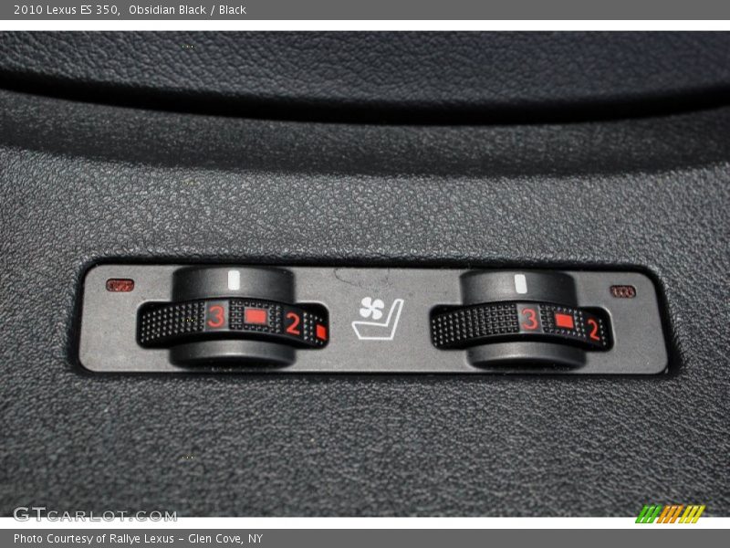 Obsidian Black / Black 2010 Lexus ES 350