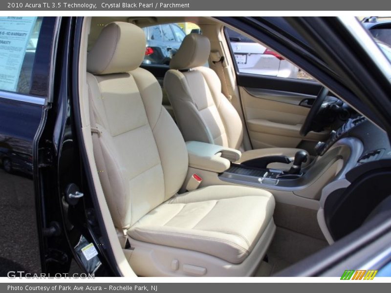 Crystal Black Pearl / Parchment 2010 Acura TL 3.5 Technology