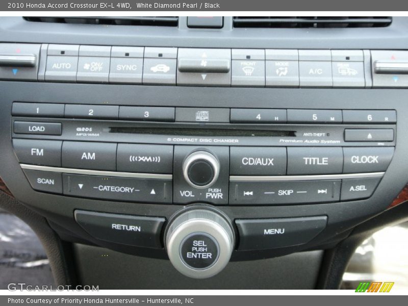 White Diamond Pearl / Black 2010 Honda Accord Crosstour EX-L 4WD
