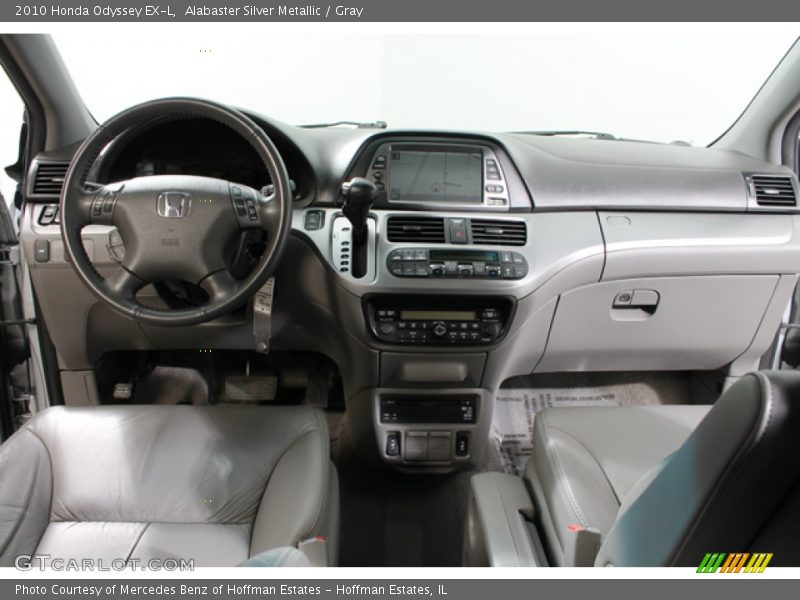 Alabaster Silver Metallic / Gray 2010 Honda Odyssey EX-L