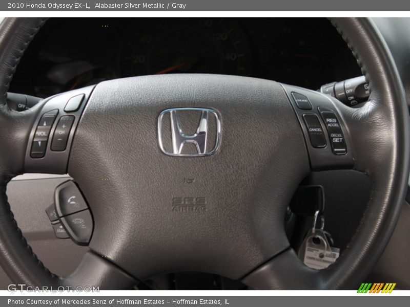 Alabaster Silver Metallic / Gray 2010 Honda Odyssey EX-L
