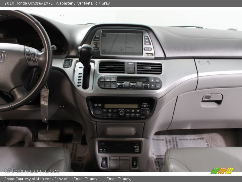 Alabaster Silver Metallic / Gray 2010 Honda Odyssey EX-L