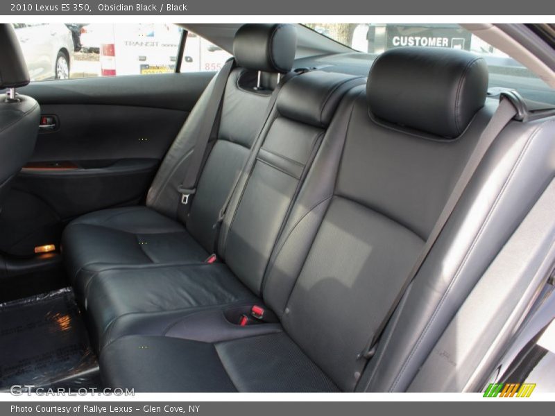 Rear Seat of 2010 ES 350