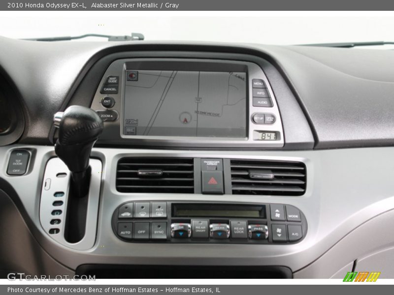 Alabaster Silver Metallic / Gray 2010 Honda Odyssey EX-L