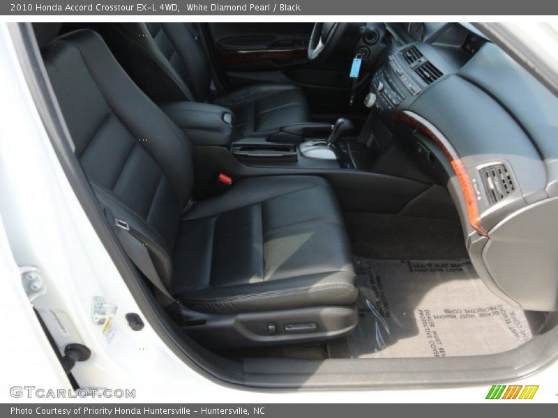 White Diamond Pearl / Black 2010 Honda Accord Crosstour EX-L 4WD