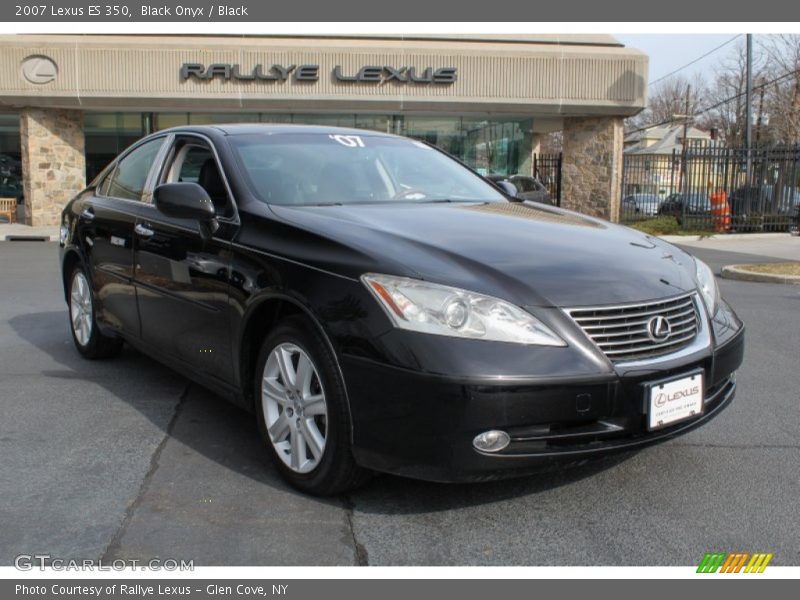 Black Onyx / Black 2007 Lexus ES 350