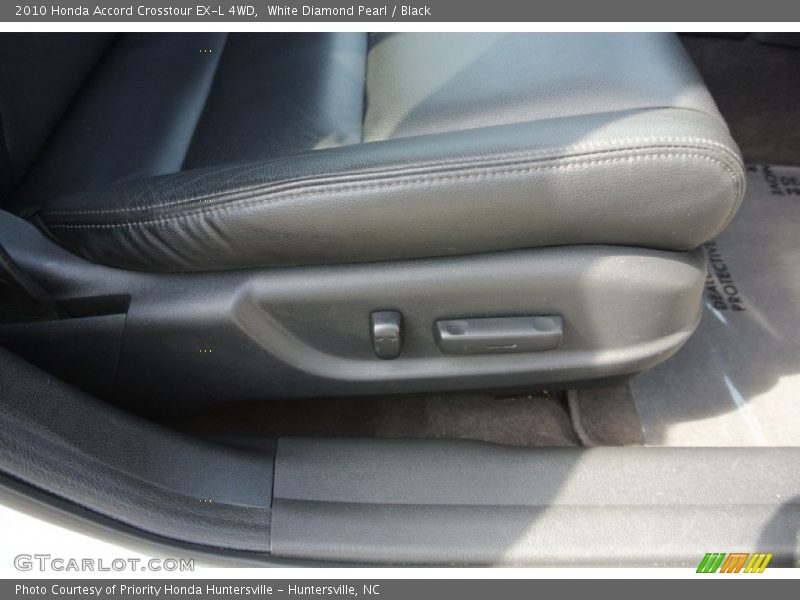 White Diamond Pearl / Black 2010 Honda Accord Crosstour EX-L 4WD