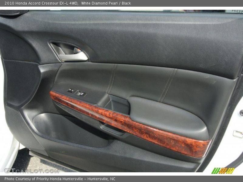 White Diamond Pearl / Black 2010 Honda Accord Crosstour EX-L 4WD