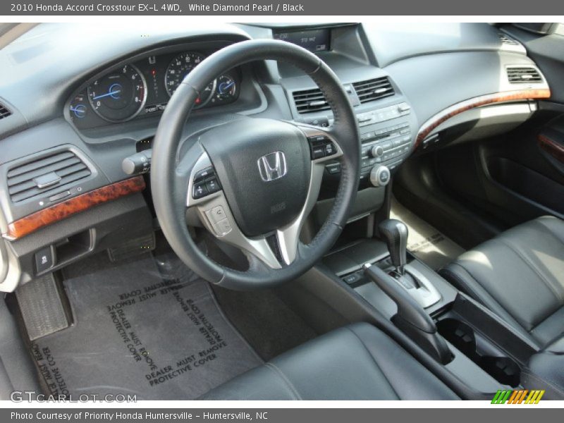 Black Interior - 2010 Accord Crosstour EX-L 4WD 
