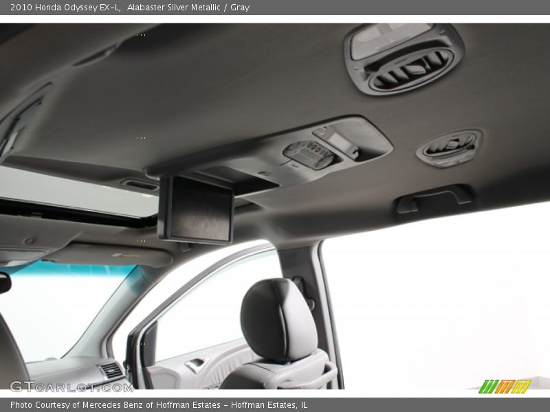 Alabaster Silver Metallic / Gray 2010 Honda Odyssey EX-L