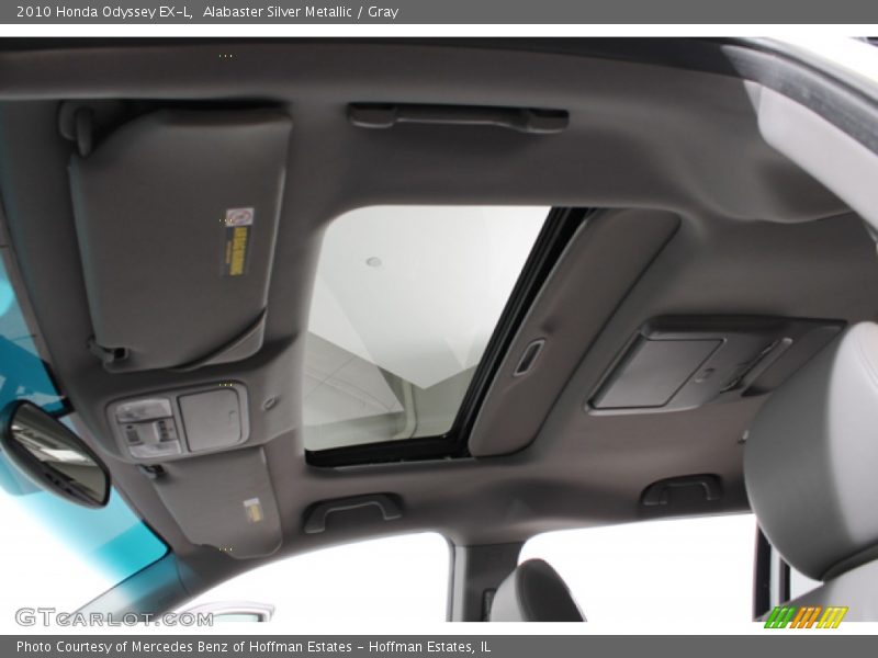 Alabaster Silver Metallic / Gray 2010 Honda Odyssey EX-L