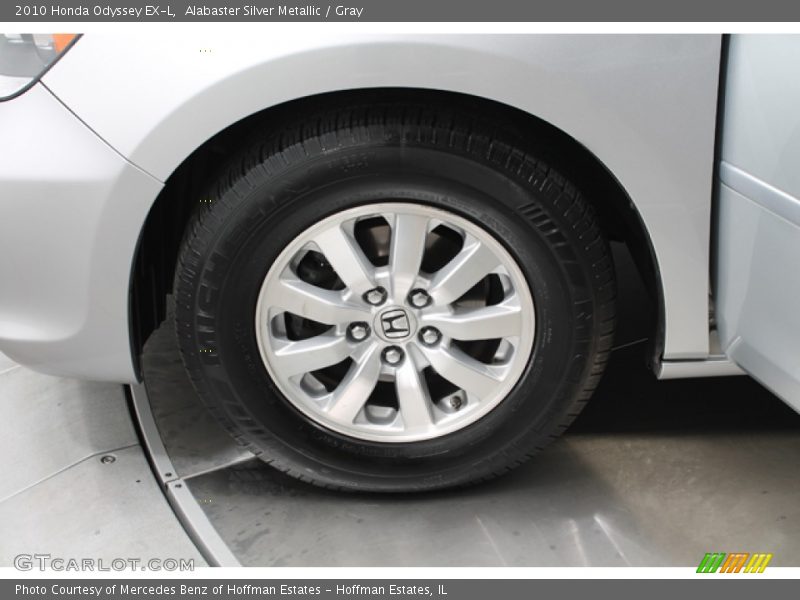 Alabaster Silver Metallic / Gray 2010 Honda Odyssey EX-L