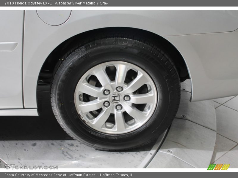 Alabaster Silver Metallic / Gray 2010 Honda Odyssey EX-L