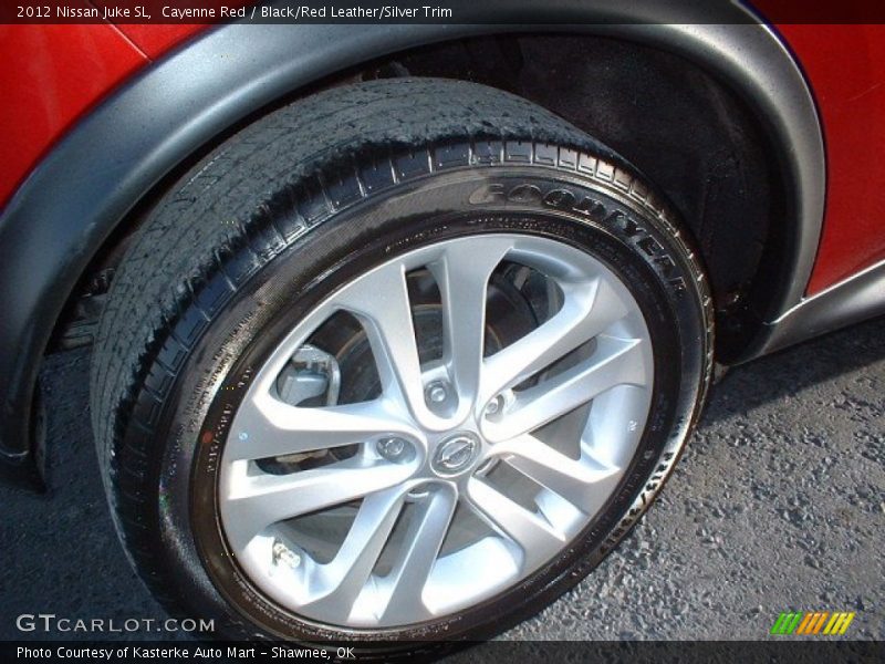 Cayenne Red / Black/Red Leather/Silver Trim 2012 Nissan Juke SL