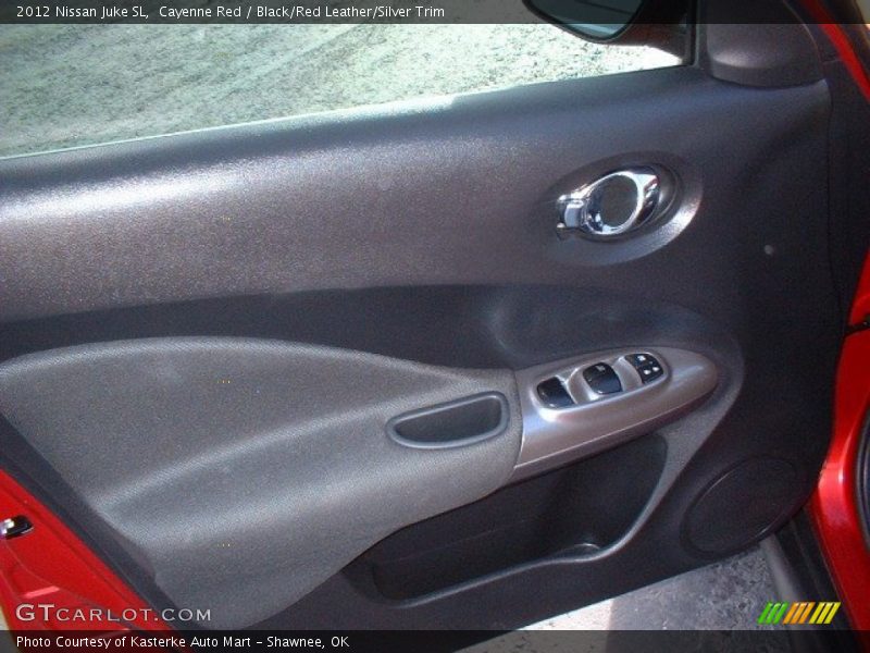 Cayenne Red / Black/Red Leather/Silver Trim 2012 Nissan Juke SL