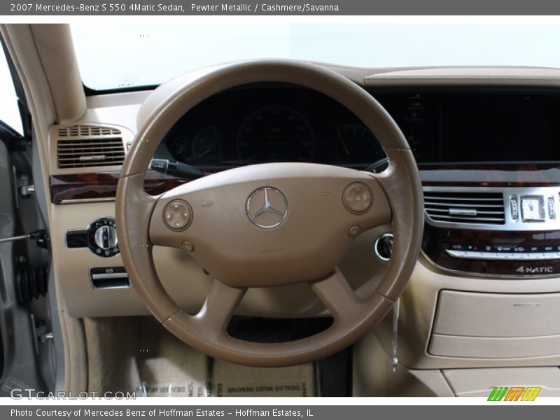  2007 S 550 4Matic Sedan Steering Wheel