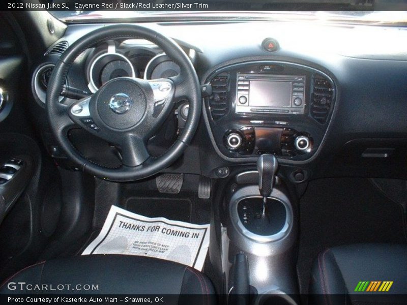 Cayenne Red / Black/Red Leather/Silver Trim 2012 Nissan Juke SL