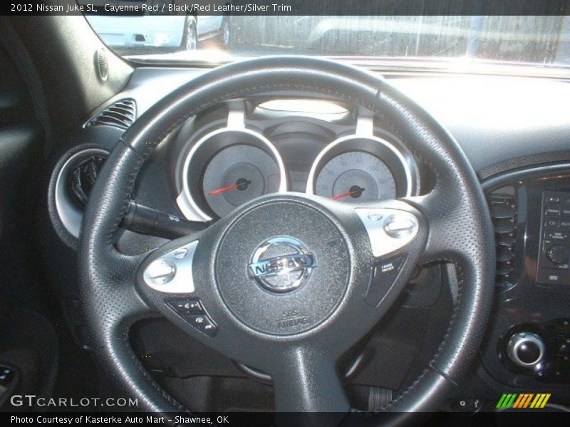 Cayenne Red / Black/Red Leather/Silver Trim 2012 Nissan Juke SL