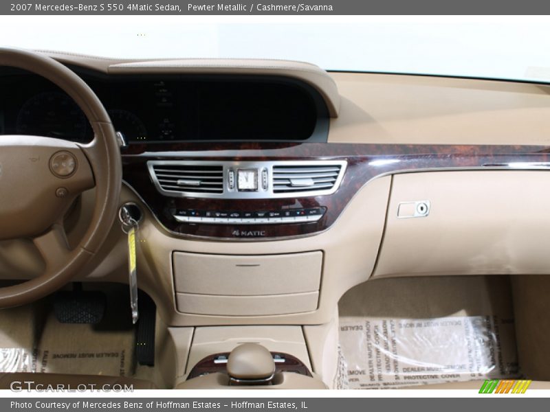 Pewter Metallic / Cashmere/Savanna 2007 Mercedes-Benz S 550 4Matic Sedan