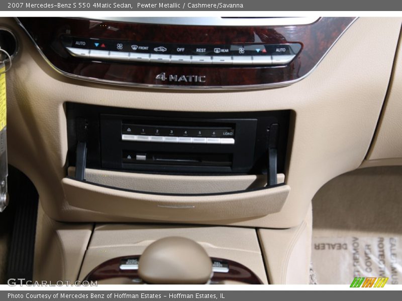 Pewter Metallic / Cashmere/Savanna 2007 Mercedes-Benz S 550 4Matic Sedan
