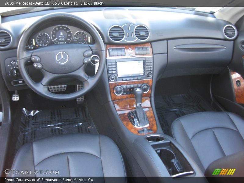 Black / Black 2009 Mercedes-Benz CLK 350 Cabriolet