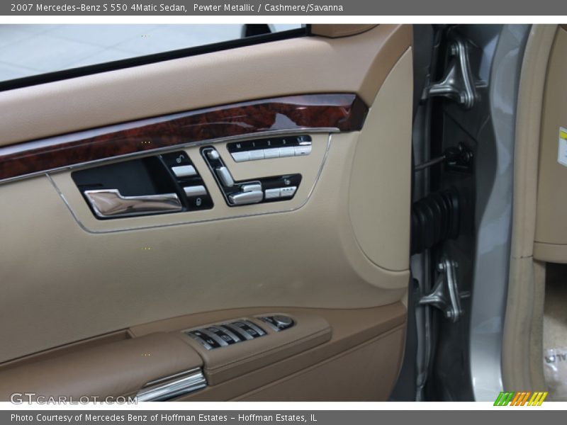 Pewter Metallic / Cashmere/Savanna 2007 Mercedes-Benz S 550 4Matic Sedan