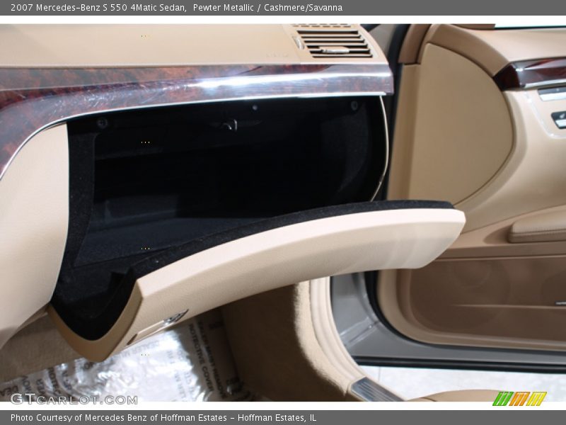 Pewter Metallic / Cashmere/Savanna 2007 Mercedes-Benz S 550 4Matic Sedan