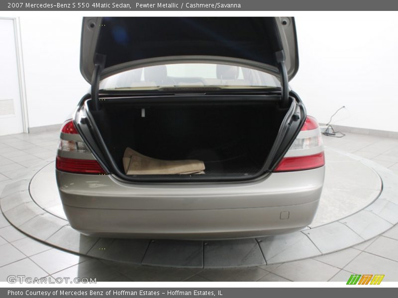 Pewter Metallic / Cashmere/Savanna 2007 Mercedes-Benz S 550 4Matic Sedan