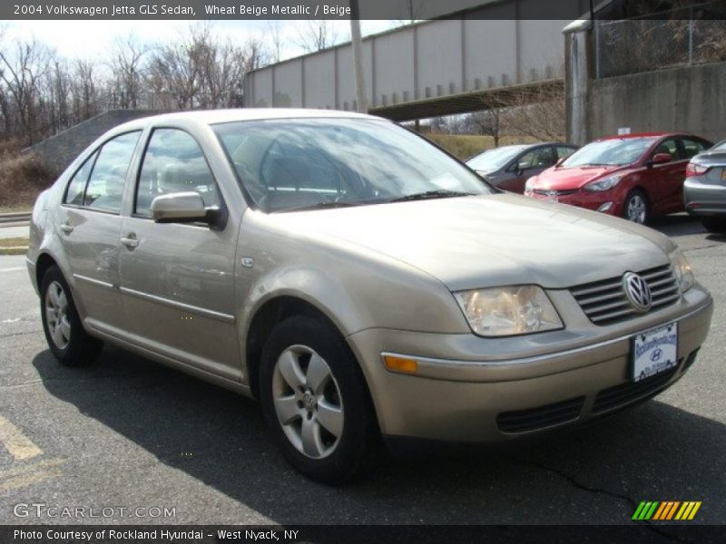Wheat Beige Metallic / Beige 2004 Volkswagen Jetta GLS Sedan