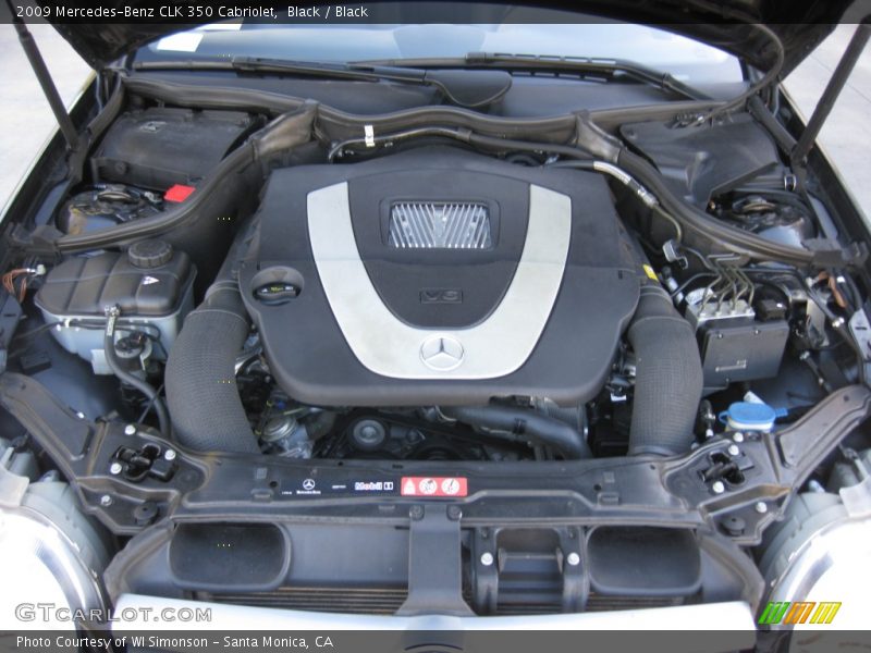 Black / Black 2009 Mercedes-Benz CLK 350 Cabriolet