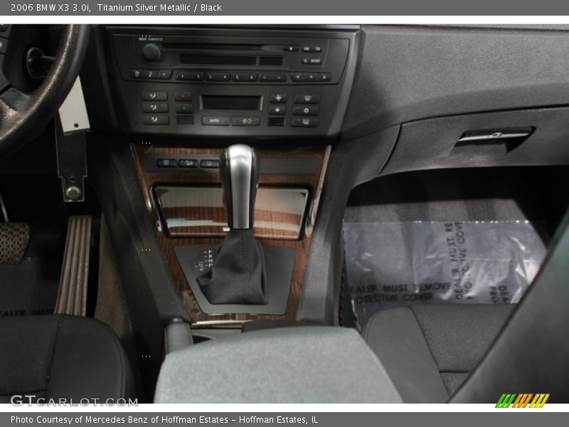 Titanium Silver Metallic / Black 2006 BMW X3 3.0i