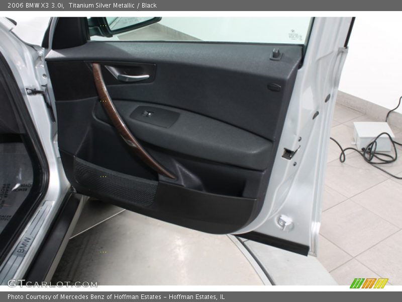 Titanium Silver Metallic / Black 2006 BMW X3 3.0i
