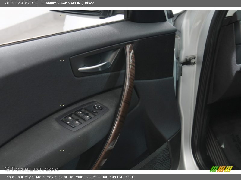 Titanium Silver Metallic / Black 2006 BMW X3 3.0i