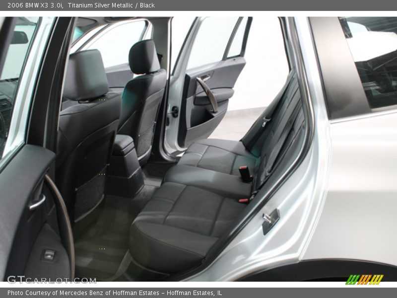 Titanium Silver Metallic / Black 2006 BMW X3 3.0i