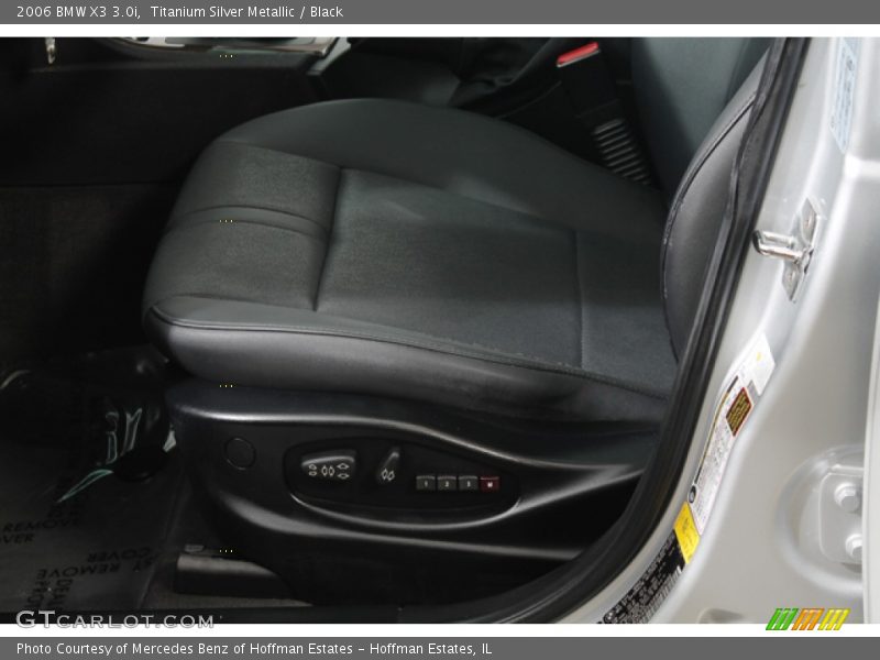 Titanium Silver Metallic / Black 2006 BMW X3 3.0i
