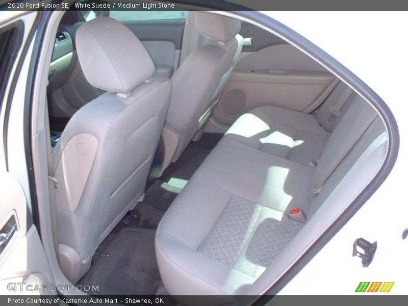 White Suede / Medium Light Stone 2010 Ford Fusion SE