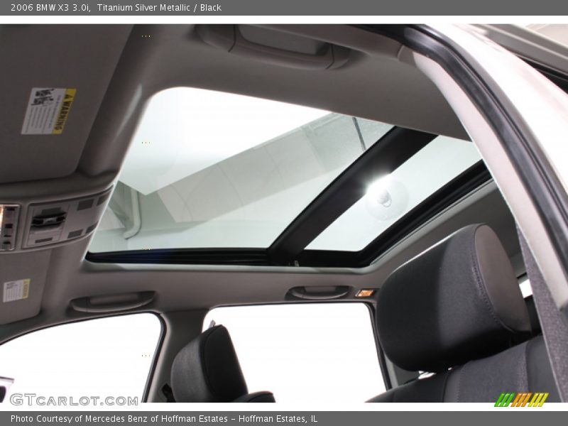 Titanium Silver Metallic / Black 2006 BMW X3 3.0i