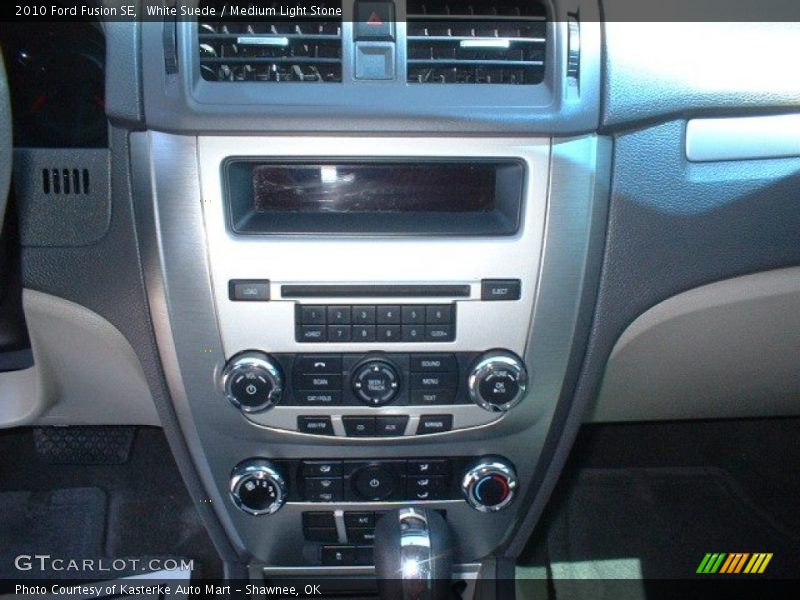 White Suede / Medium Light Stone 2010 Ford Fusion SE