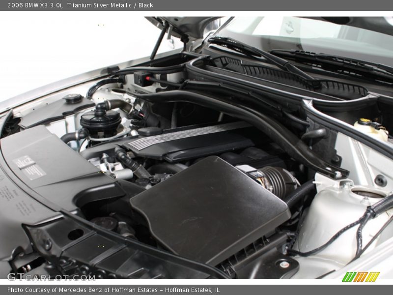 Titanium Silver Metallic / Black 2006 BMW X3 3.0i