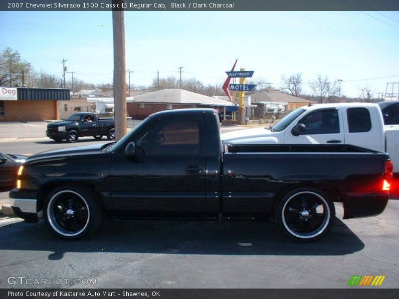 Black / Dark Charcoal 2007 Chevrolet Silverado 1500 Classic LS Regular Cab