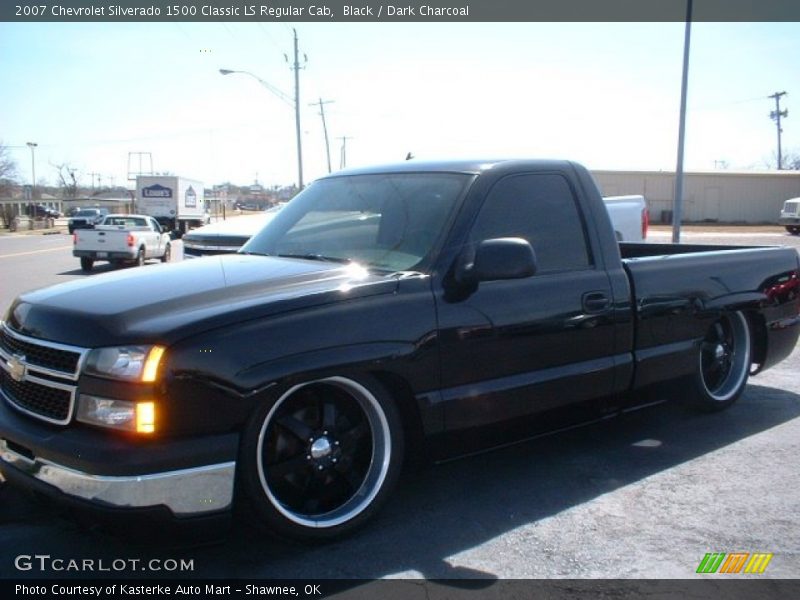 Black / Dark Charcoal 2007 Chevrolet Silverado 1500 Classic LS Regular Cab