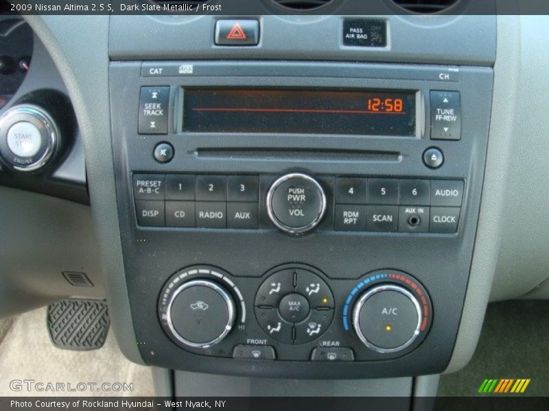 Dark Slate Metallic / Frost 2009 Nissan Altima 2.5 S