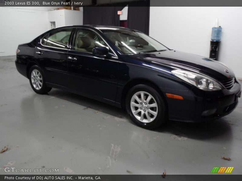 Blue Onyx Pearl / Ivory 2003 Lexus ES 300