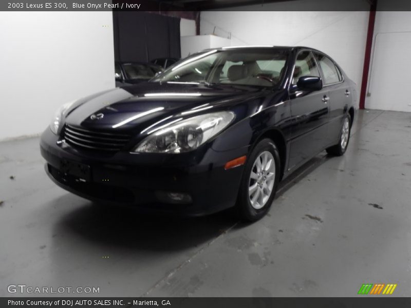 Blue Onyx Pearl / Ivory 2003 Lexus ES 300