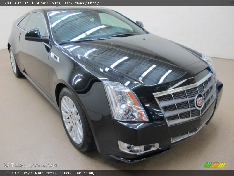 Black Raven / Ebony 2011 Cadillac CTS 4 AWD Coupe