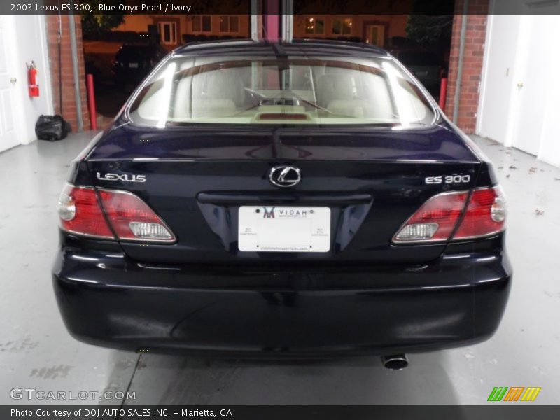 Blue Onyx Pearl / Ivory 2003 Lexus ES 300