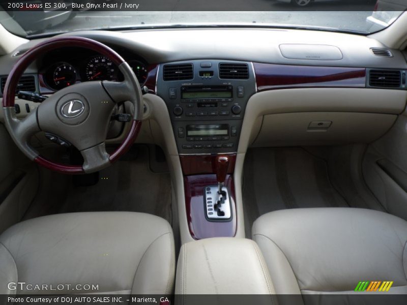 Blue Onyx Pearl / Ivory 2003 Lexus ES 300