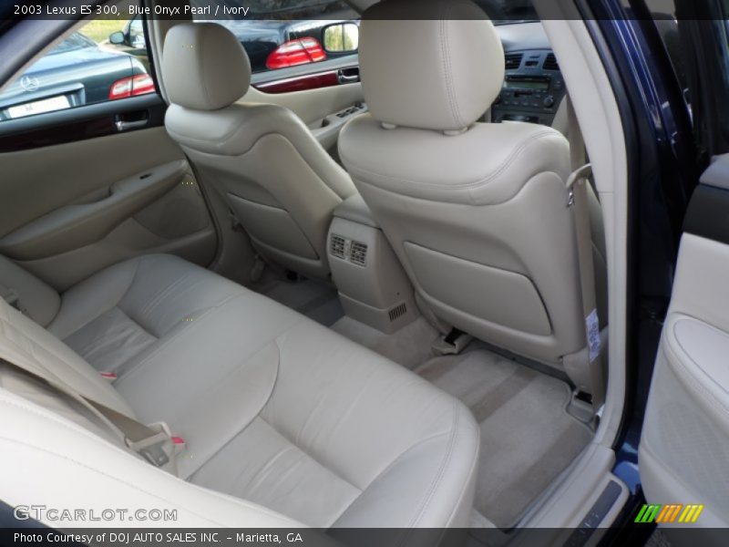 Blue Onyx Pearl / Ivory 2003 Lexus ES 300