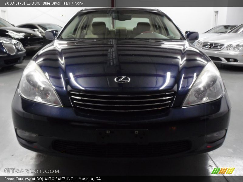 Blue Onyx Pearl / Ivory 2003 Lexus ES 300