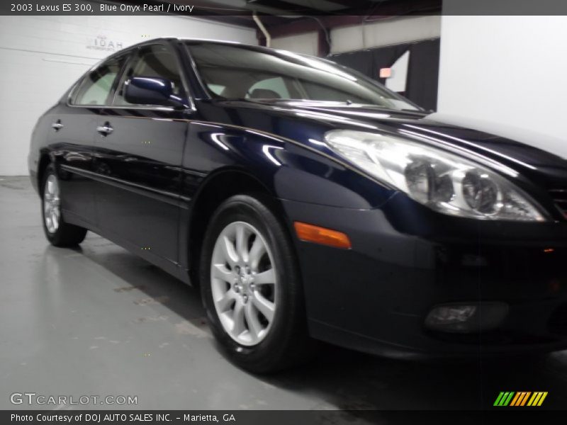 Blue Onyx Pearl / Ivory 2003 Lexus ES 300